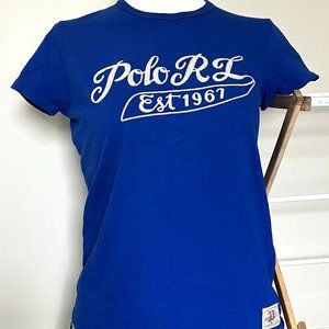 Ralph Lauren Blue Graphic Tee Shirt